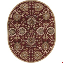 Surya Caesar Maroon (CAE-1061) Oval 8'0