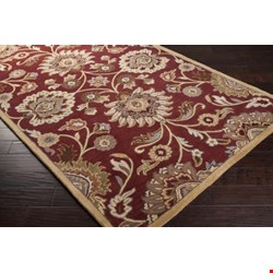 Surya Caesar Maroon (CAE-1061) Rectangle 8'0