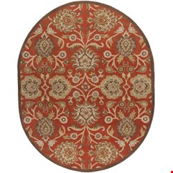 Surya Caesar Terra Cotta (CAE-1062) Oval 8'0