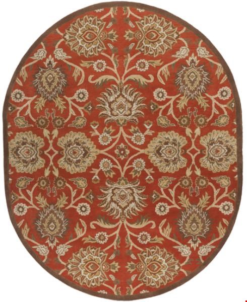 Surya Caesar Terra Cotta (CAE-1062) Oval 8'0" x 10'0"