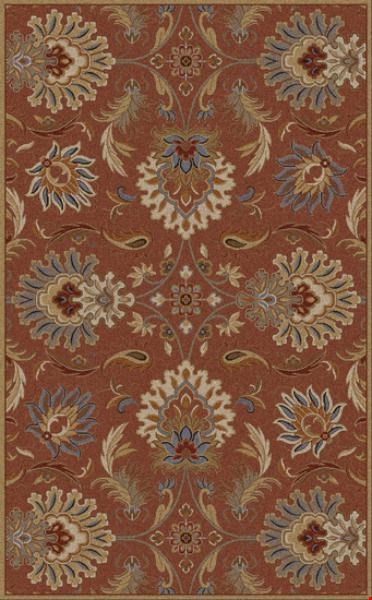 Surya Caesar Red Clay (CAE-1112) Rectangle 5'0" x 8'0"