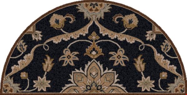 Surya Caesar Midnight Blue (CAE-1113) Hearth 2'0" x 4'0"