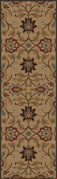 Surya Caesar Khaki (CAE-1116) Rectangle 2'6" x 8'0"