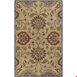 Surya Caesar Khaki (CAE-1116) Rectangle 5'0