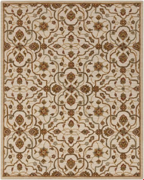 Surya Carrington Parchment (CAR-1003) Rectangle 5'0" x 8'0"