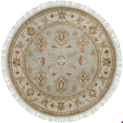 Surya Caspian Lily Pad Green (CAS-9902) Round 8'0