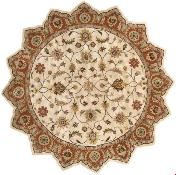 Surya Crowne Parchment (CRN-6004) Star 8'0" x 8'0"