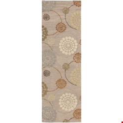 Surya Dream Feather Gray (DST-1167) Rectangle 2'6