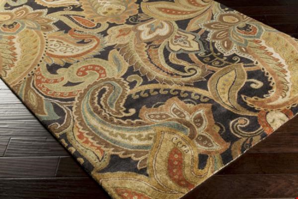 Surya Ellora Jet Black (ELO-4003) Rectangle 3'3" x 5'3"