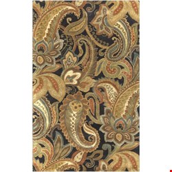 Surya Ellora Jet Black (ELO-4003) Rectangle 5'0