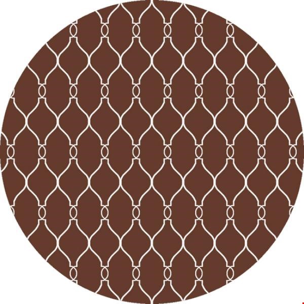 Surya Jill Rosenwald Fallon Brown (FAL-1000) Round 8'0" x 8'0"