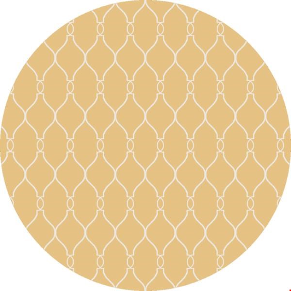 Surya Jill Rosenwald Fallon Gold (FAL-1001) Round 8'0" x 8'0"
