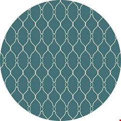 Surya Jill Rosenwald Fallon Peacock Green (FAL-1007) Round 8'0