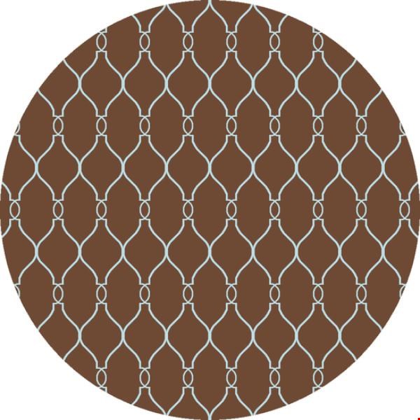 Surya Jill Rosenwald Fallon Mocha (FAL-1008) Round 8'0" x 8'0"