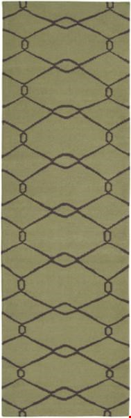 Surya Jill Rosenwald Fallon Palm Green (FAL-1014) Rectangle 2'6" x 8'0"