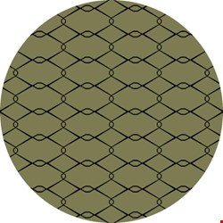 Surya Jill Rosenwald Fallon Palm Green (FAL-1014) Round 8'0