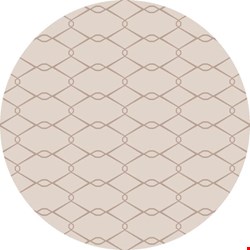 Surya Jill Rosenwald Fallon Ivory (FAL-1015) Round 8'0