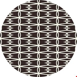 Surya Jill Rosenwald Fallon Espresso (FAL-1028) Round 8'0