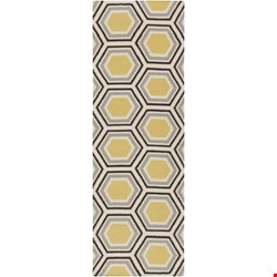 Surya Jill Rosenwald Fallon Parchment (FAL-1037) Rectangle 2'6