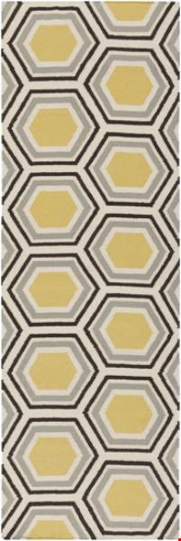 Surya Jill Rosenwald Fallon Parchment (FAL-1037) Rectangle 2'6" x 8'0"