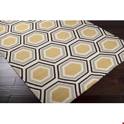 Surya Jill Rosenwald Fallon Parchment (FAL-1037) Rectangle 3'6