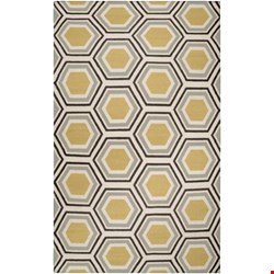 Surya Jill Rosenwald Fallon Parchment (FAL-1037) Rectangle 5'0