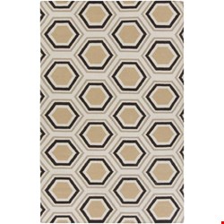 Surya Jill Rosenwald Fallon Ivory (FAL-1039) Rectangle 5'0