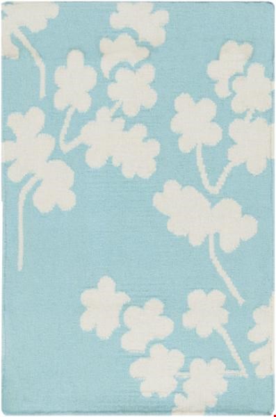 Surya Jill Rosenwald Fallon Robin’s Egg Blue (FAL-1063) Rectangle 2'0" x 3'0"