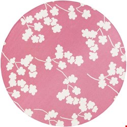 Surya Jill Rosenwald Fallon Bright Pink (FAL-1064) Round 8'0