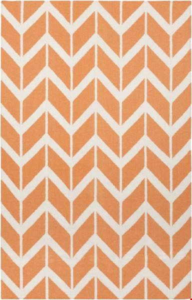 Surya Jill Rosenwald Fallon Papaya (FAL-1081) Rectangle 5'0" x 8'0"