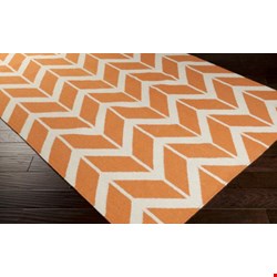 Surya Jill Rosenwald Fallon Papaya (FAL-1081) Square 0'6