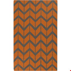 Surya Jill Rosenwald Fallon Burnt Orange (FAL-1089) Rectangle 5'0