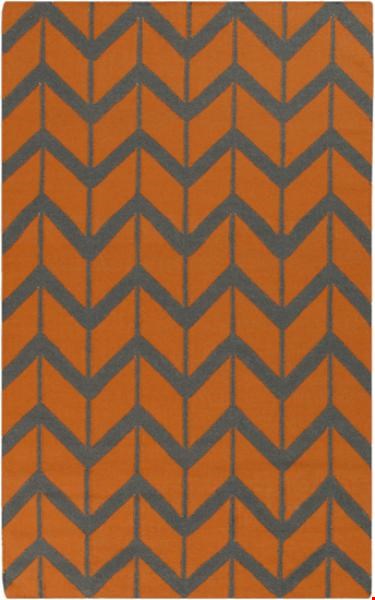 Surya Jill Rosenwald Fallon Burnt Orange (FAL-1089) Rectangle 5'0" x 8'0"