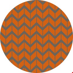Surya Jill Rosenwald Fallon Burnt Orange (FAL-1089) Round 8'0