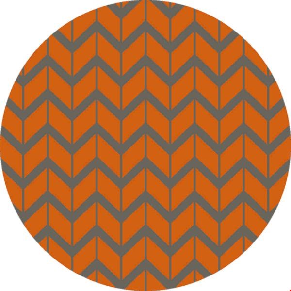 Surya Jill Rosenwald Fallon Burnt Orange (FAL-1089) Round 8'0" x 8'0"