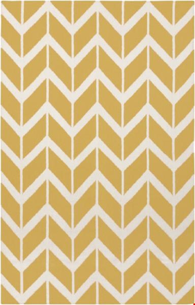 Surya Jill Rosenwald Fallon Golden Yellow (FAL-1092) Rectangle 5'0" x 8'0"