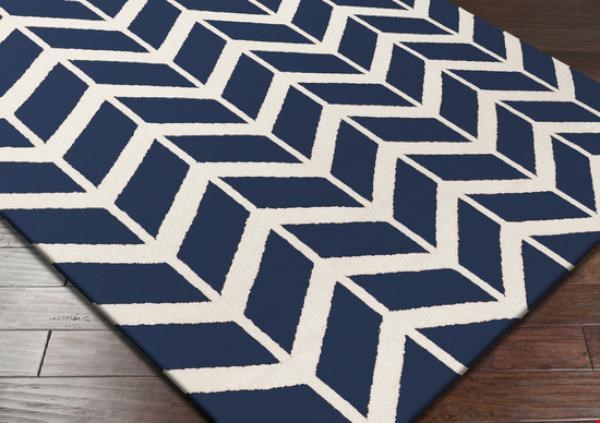 Surya Jill Rosenwald Fallon Sapphire Blue (FAL-1093) Square 1'6" x 1'6"
