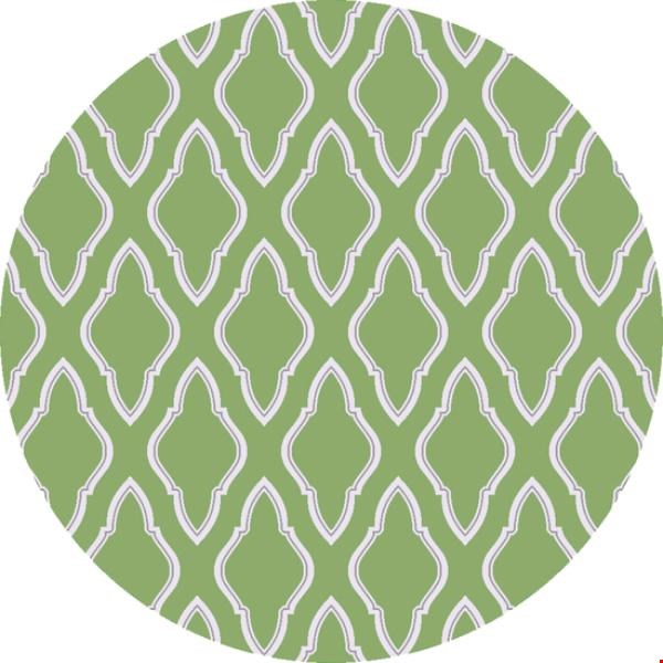 Surya Jill Rosenwald Fallon Teal Green (FAL-1096) Round 8'0" x 8'0"