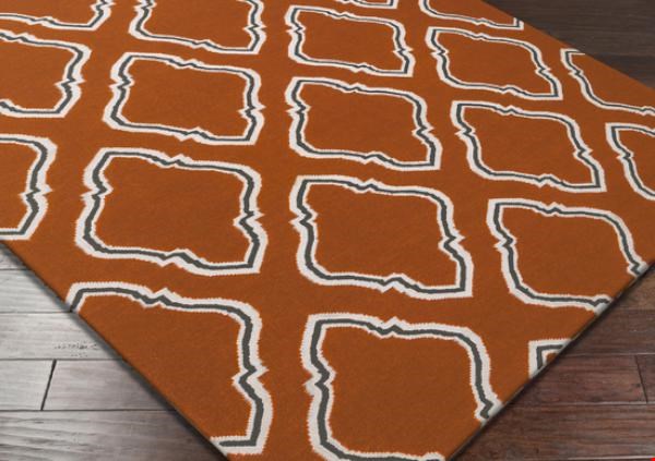 Surya Jill Rosenwald Fallon Burnt Orange (FAL-1098) Rectangle 2'0" x 3'0"