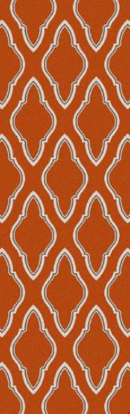 Surya Jill Rosenwald Fallon Burnt Orange (FAL-1098) Rectangle 2'6" x 8'0"