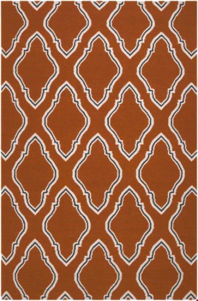 Surya Jill Rosenwald Fallon Burnt Orange (FAL-1098) Rectangle 5'0" x 8'0"