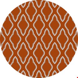 Surya Jill Rosenwald Fallon Burnt Orange (FAL-1098) Round 8'0