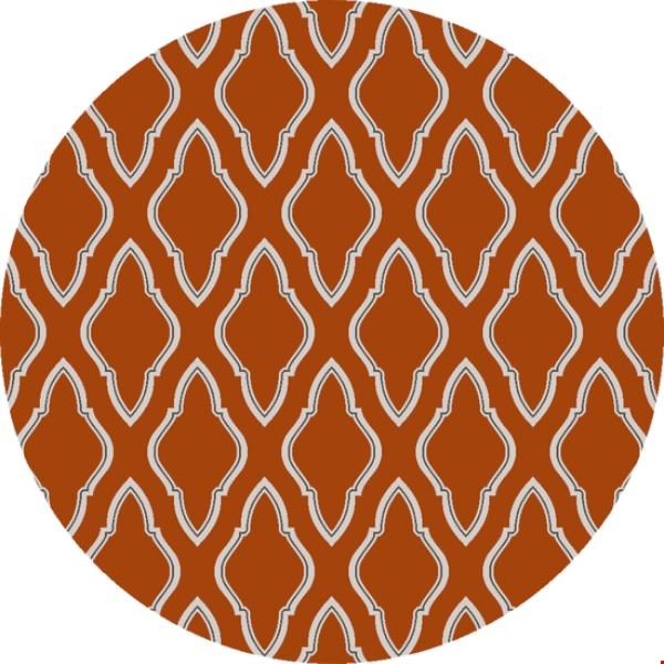 Surya Jill Rosenwald Fallon Burnt Orange (FAL-1098) Round 8'0" x 8'0"
