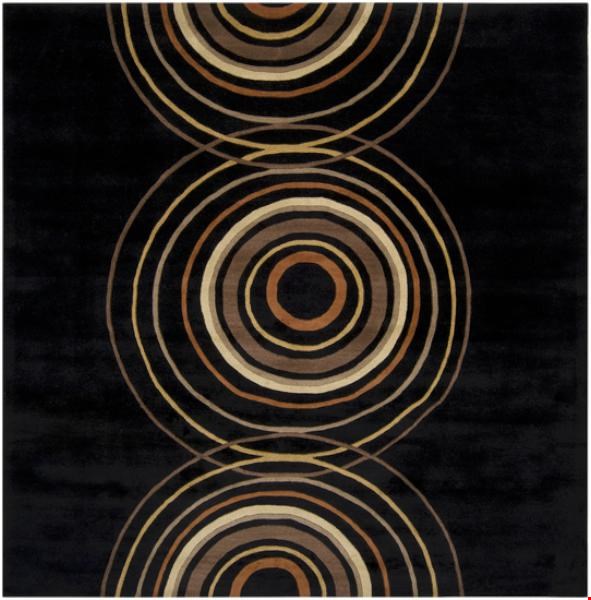 Surya Forum Coal Black (FM-7080) Square 8'0" x 8'0"