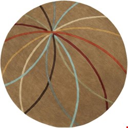 Surya Forum Driftwood Brown (FM-7140) Round 8'0