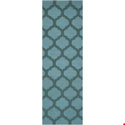 Surya Frontier Sea Blue (FT-123) Rectangle 2'6