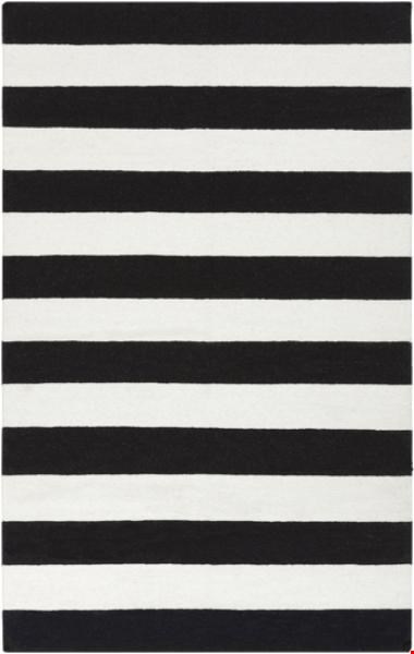 Surya Frontier Jet Black (FT-295) Rectangle 5'0" x 8'0"