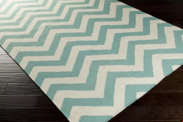 Surya Frontier Sea Blue (FT-454) Rectangle 3'6" x 5'6"