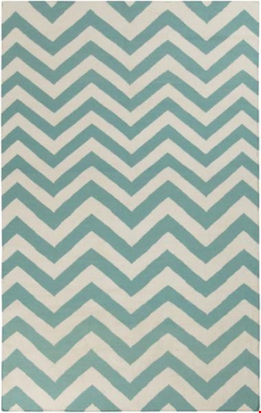 Surya Frontier Sea Blue (FT-454) Rectangle 5'0" x 8'0"