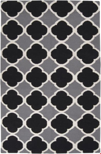 Surya Frontier Jet Black (FT-66) Rectangle 5'0" x 8'0"